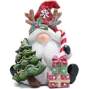 Christmas Gnome Decor Winter Table Swedish Tomte Elf Dwarf Figurines Decor